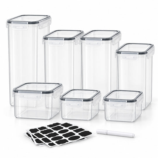 14-Piece Dry Food Storage Container Set