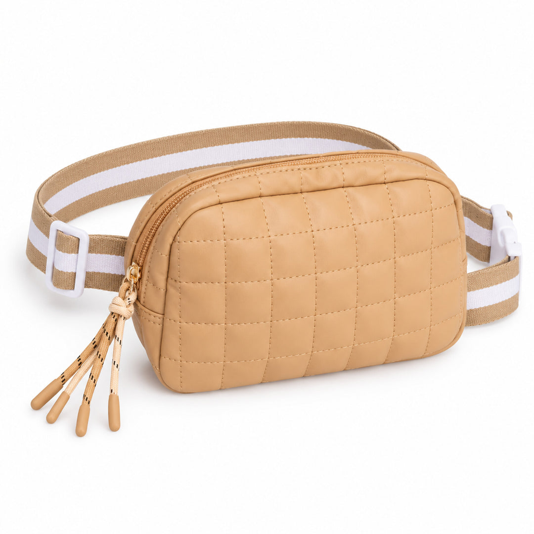 Quilted Crossbody Waist Bag for Women
