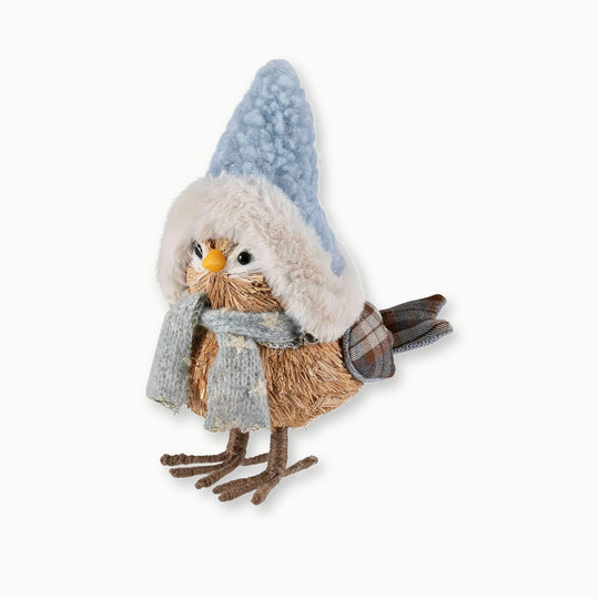 Woodland Bird Christmas Tabletop Figurine
