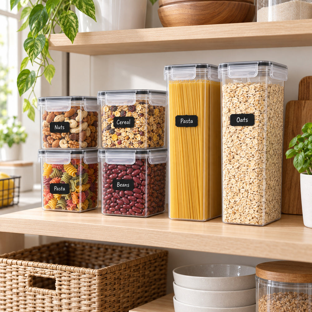 14-Piece Dry Food Storage Container Set
