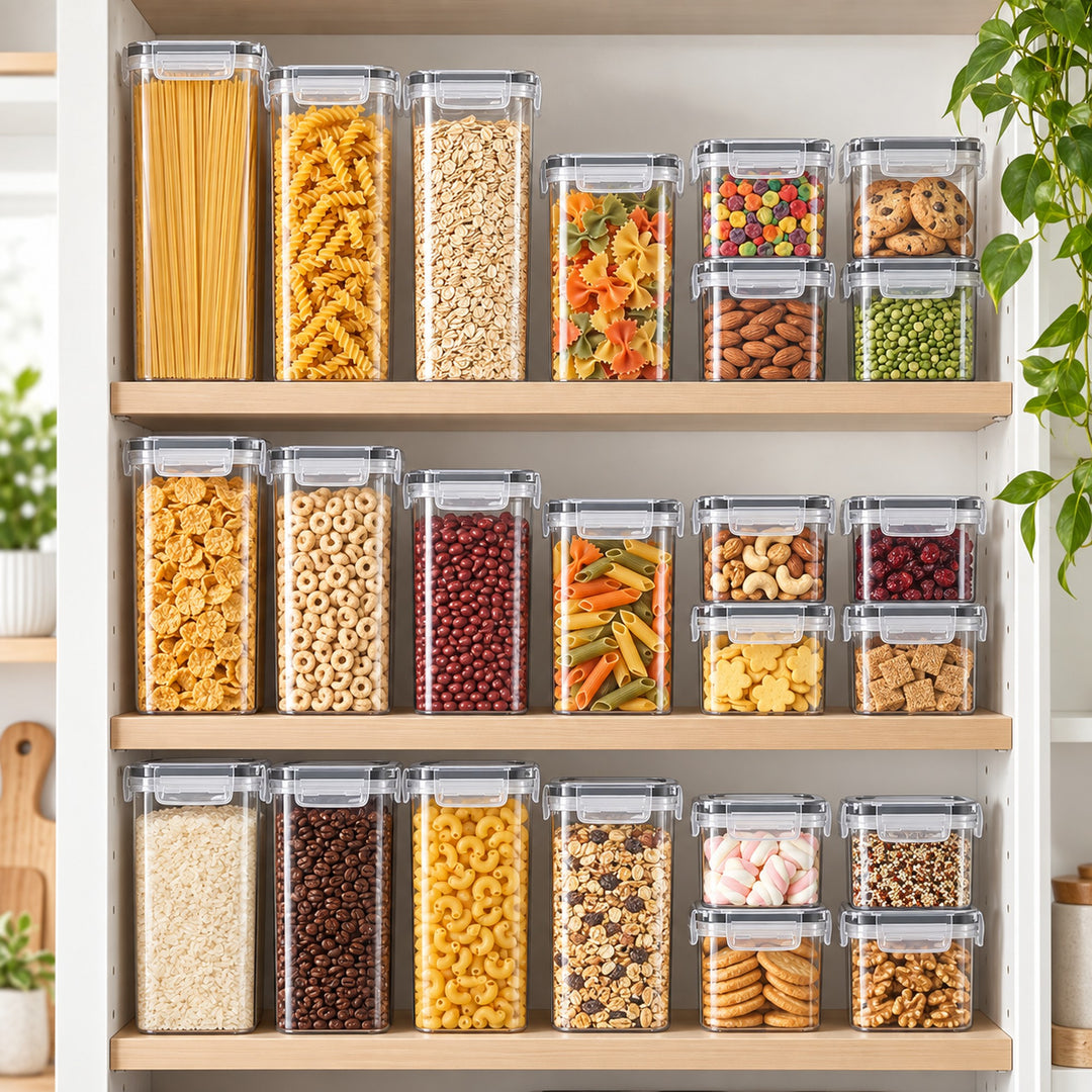 24-Piece Dry Food Storage Container Set