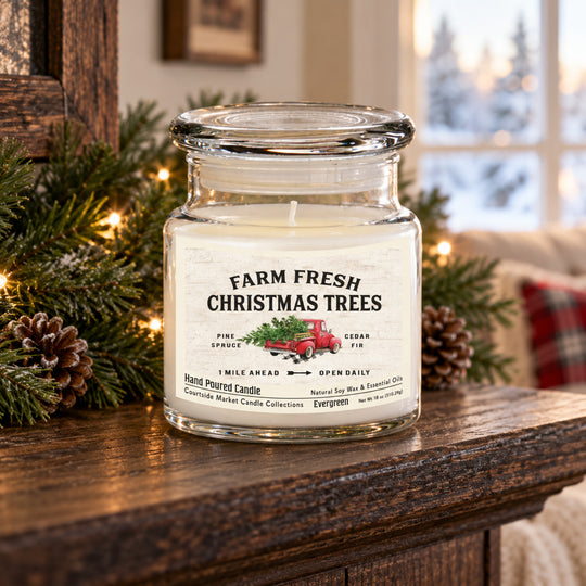 Farm Fresh Christmas Trees Soy Candle – 18 oz