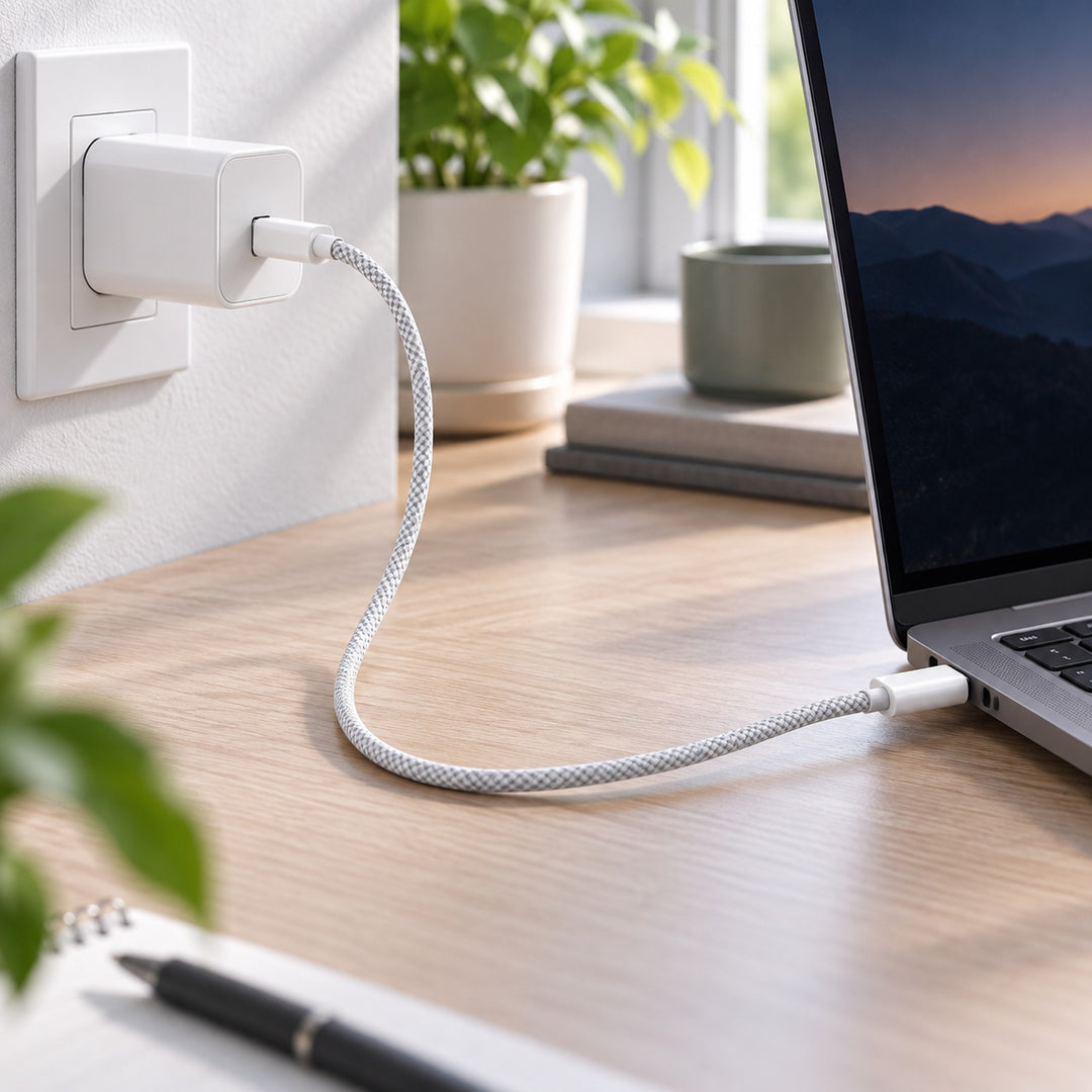 3-Pack 60W Braided USB-C to USB-C Cables
