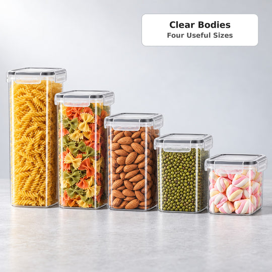 24-Piece Dry Food Storage Container Set