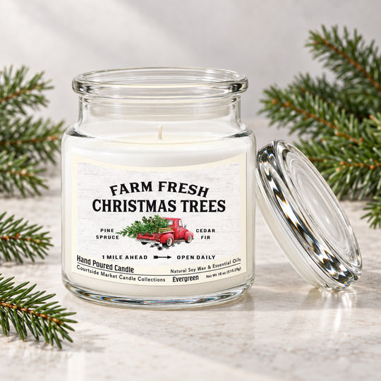 Farm Fresh Christmas Trees Soy Candle – 18 oz