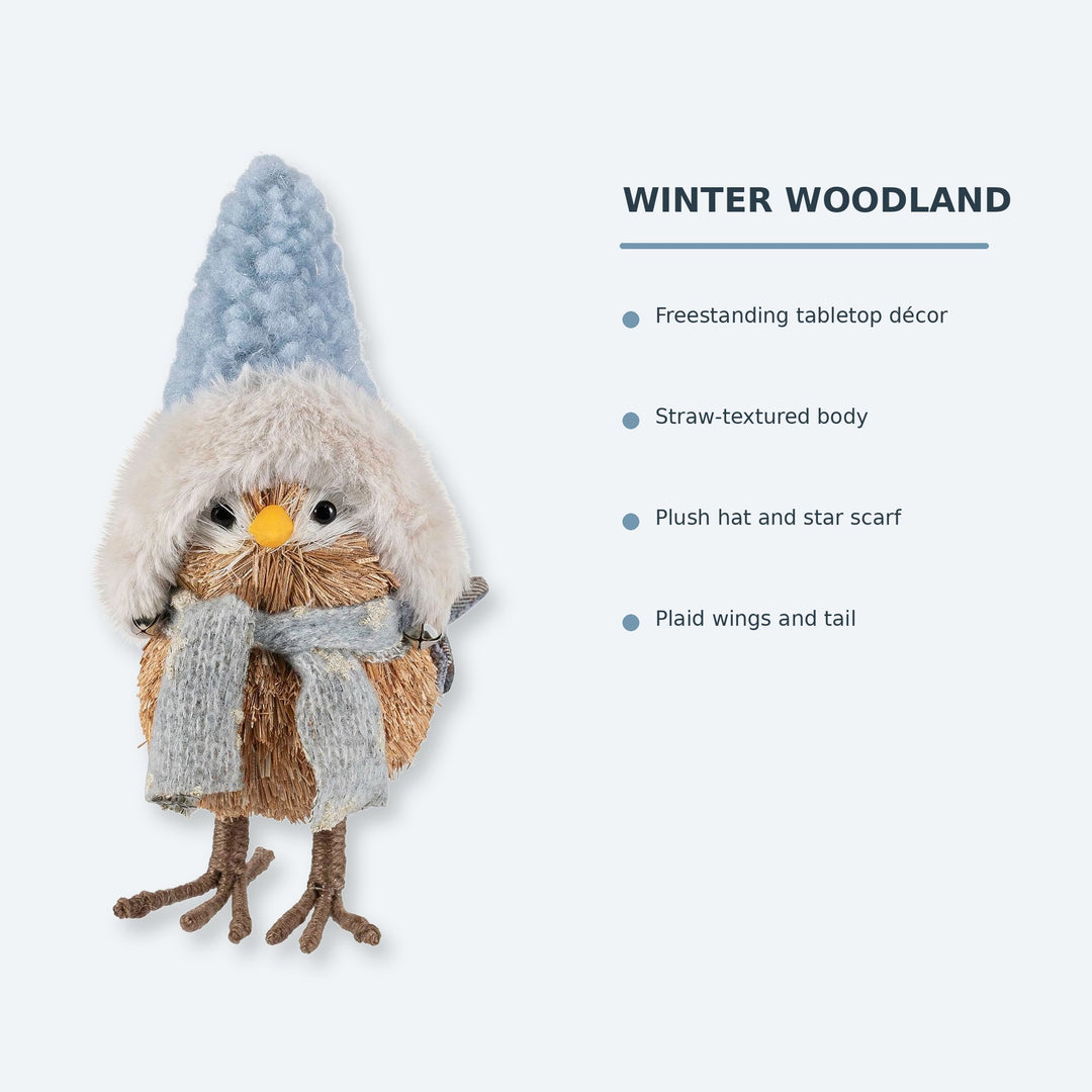Woodland Bird Christmas Tabletop Figurine