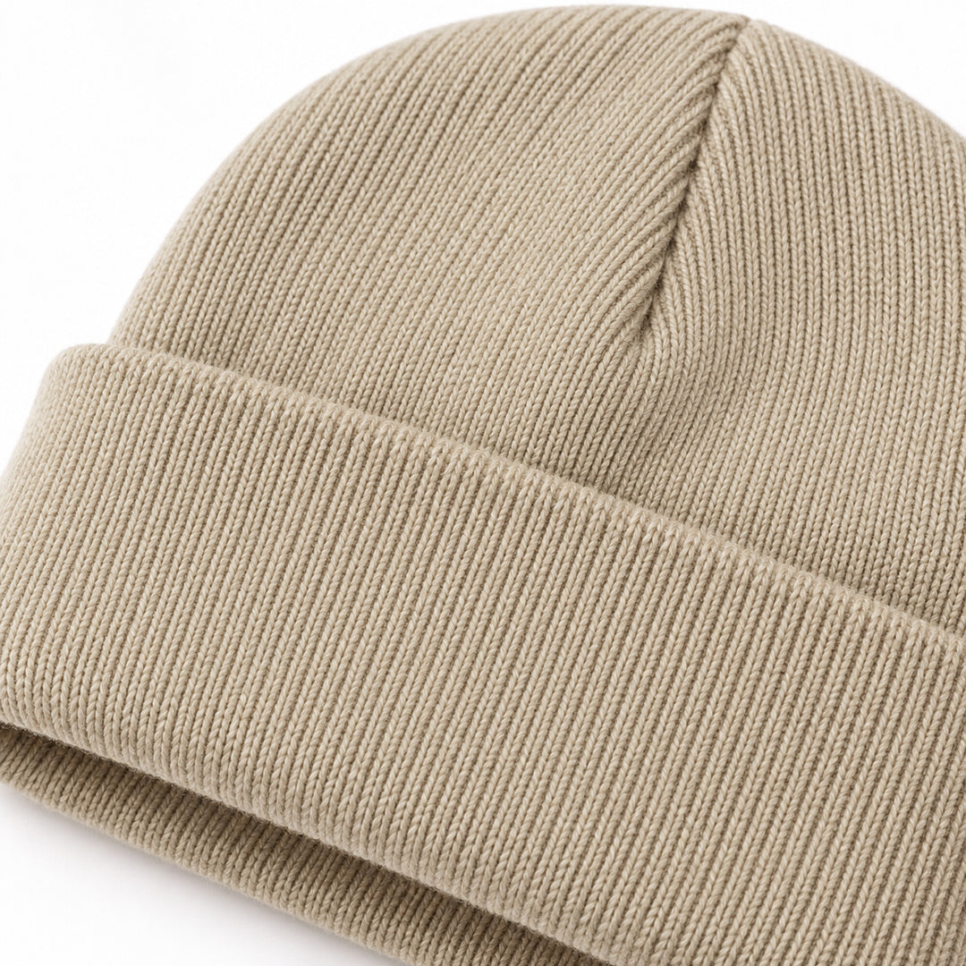 4-Piece Baby Knit Cuffed Beanie Set