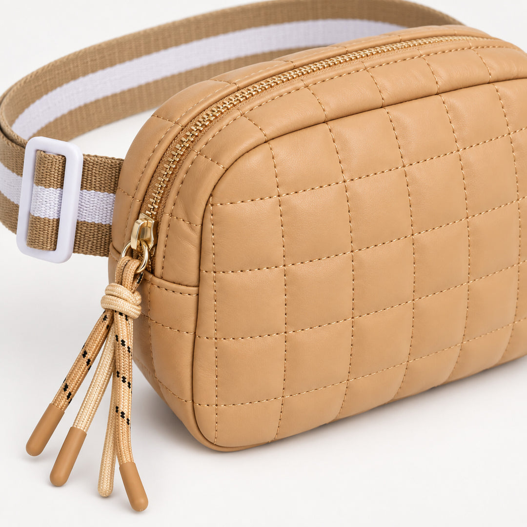Quilted Crossbody Waist Bag for Women