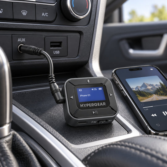 HyperGear IntelliCast Bluetooth Flight Audio Adapter