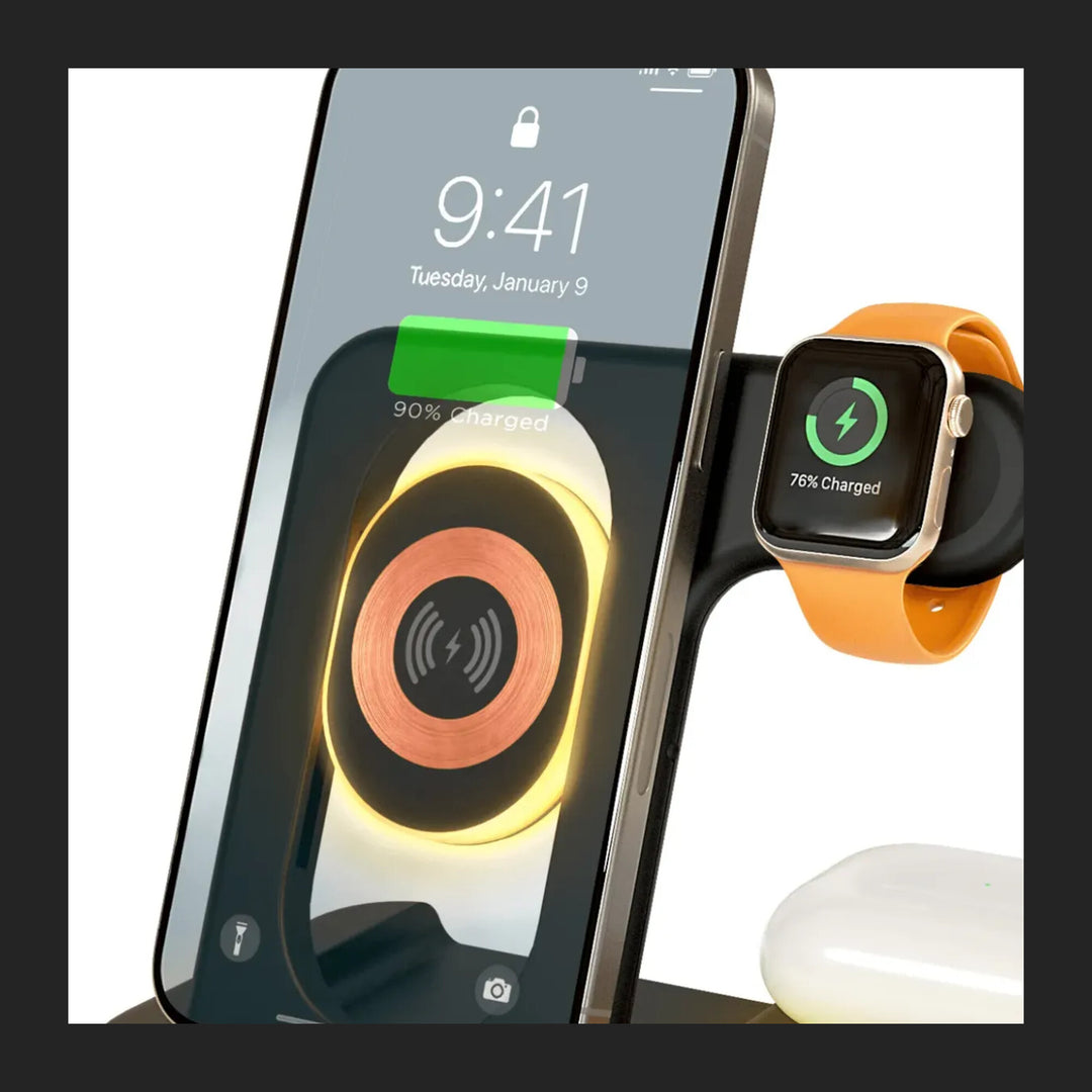 HyperGear 4-in-1 Wireless Charging Stand