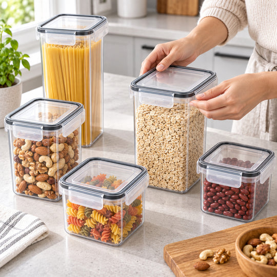 14-Piece Dry Food Storage Container Set