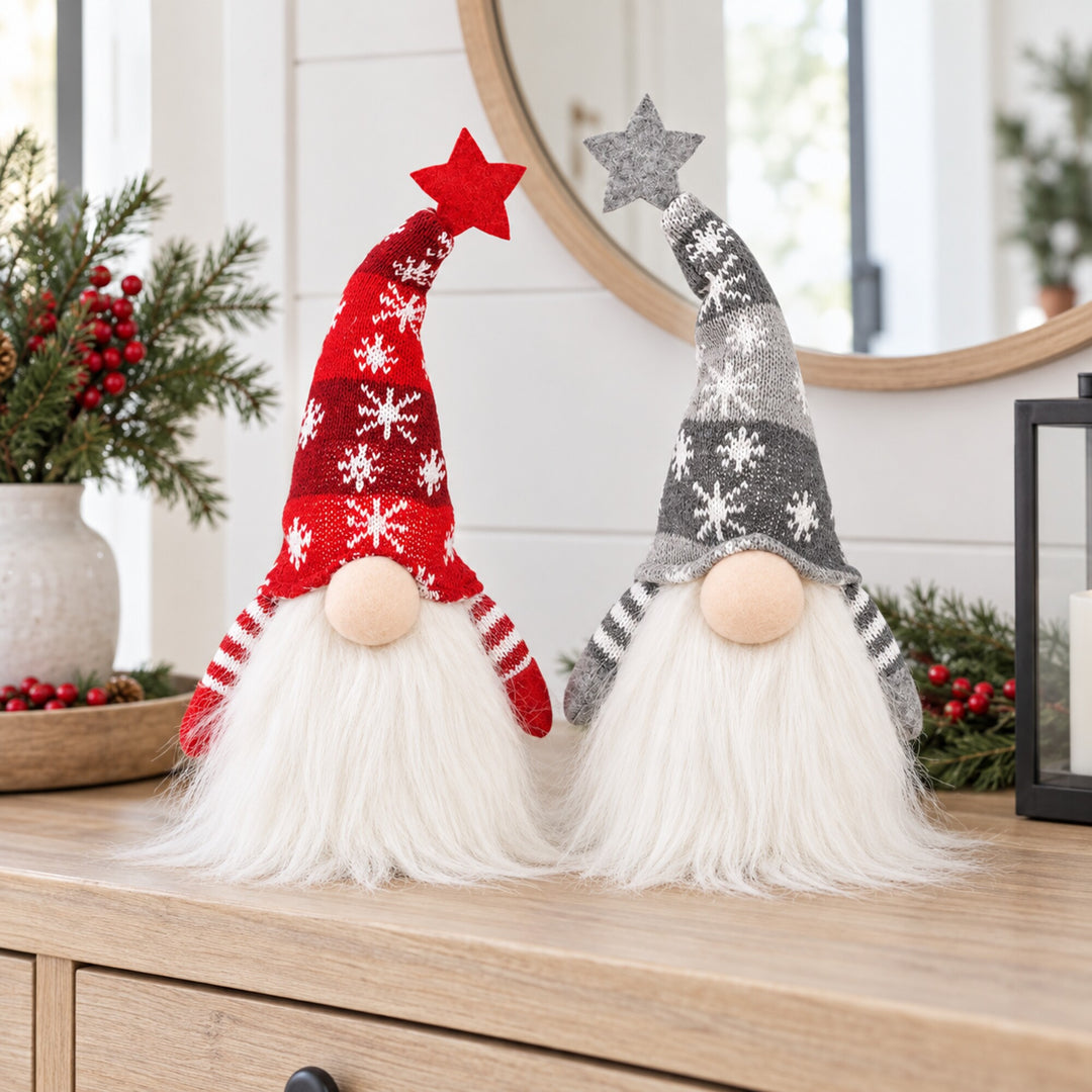 Lighted Christmas Gnome Set of 2