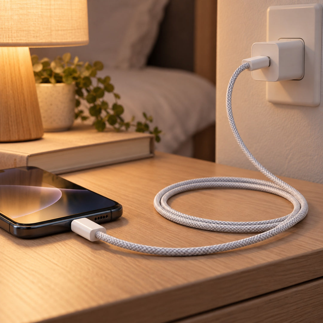 3-Pack 60W Braided USB-C to USB-C Cables