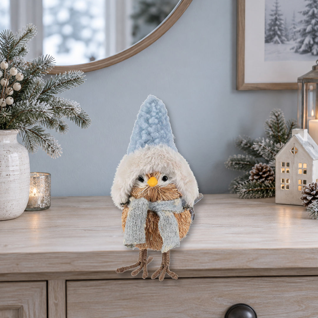 Woodland Bird Christmas Tabletop Figurine