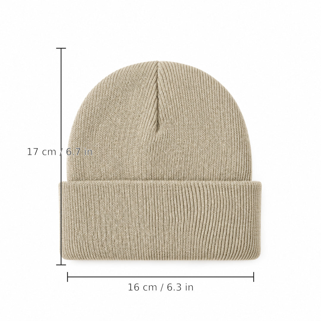 4-Piece Baby Knit Cuffed Beanie Set
