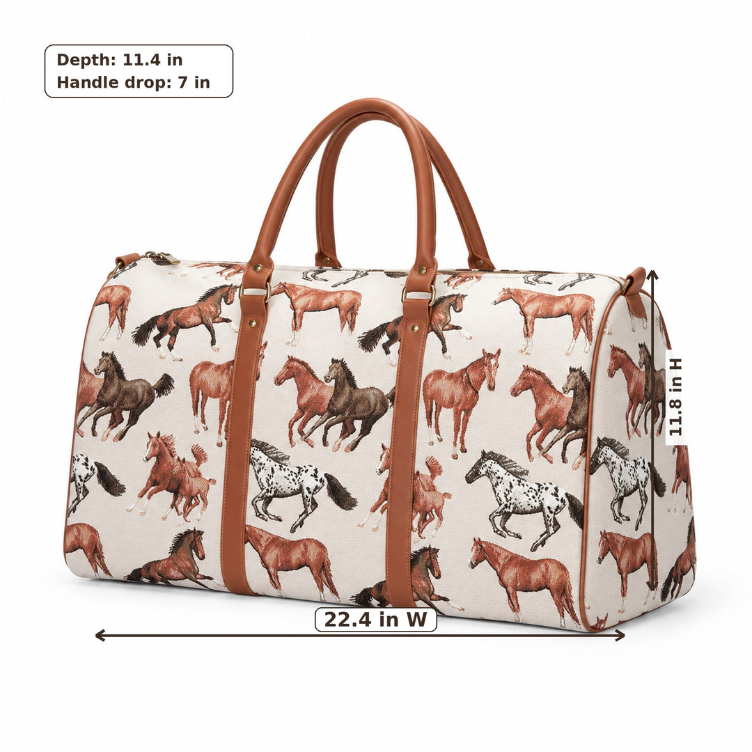 Horse Print Women’s Weekender Bag
