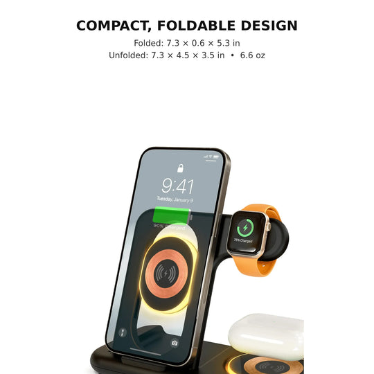 HyperGear 4-in-1 Wireless Charging Stand
