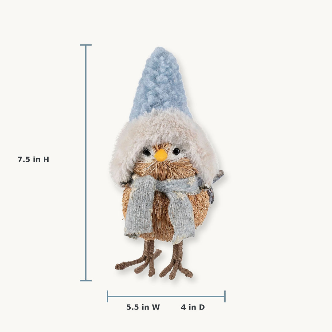 Woodland Bird Christmas Tabletop Figurine