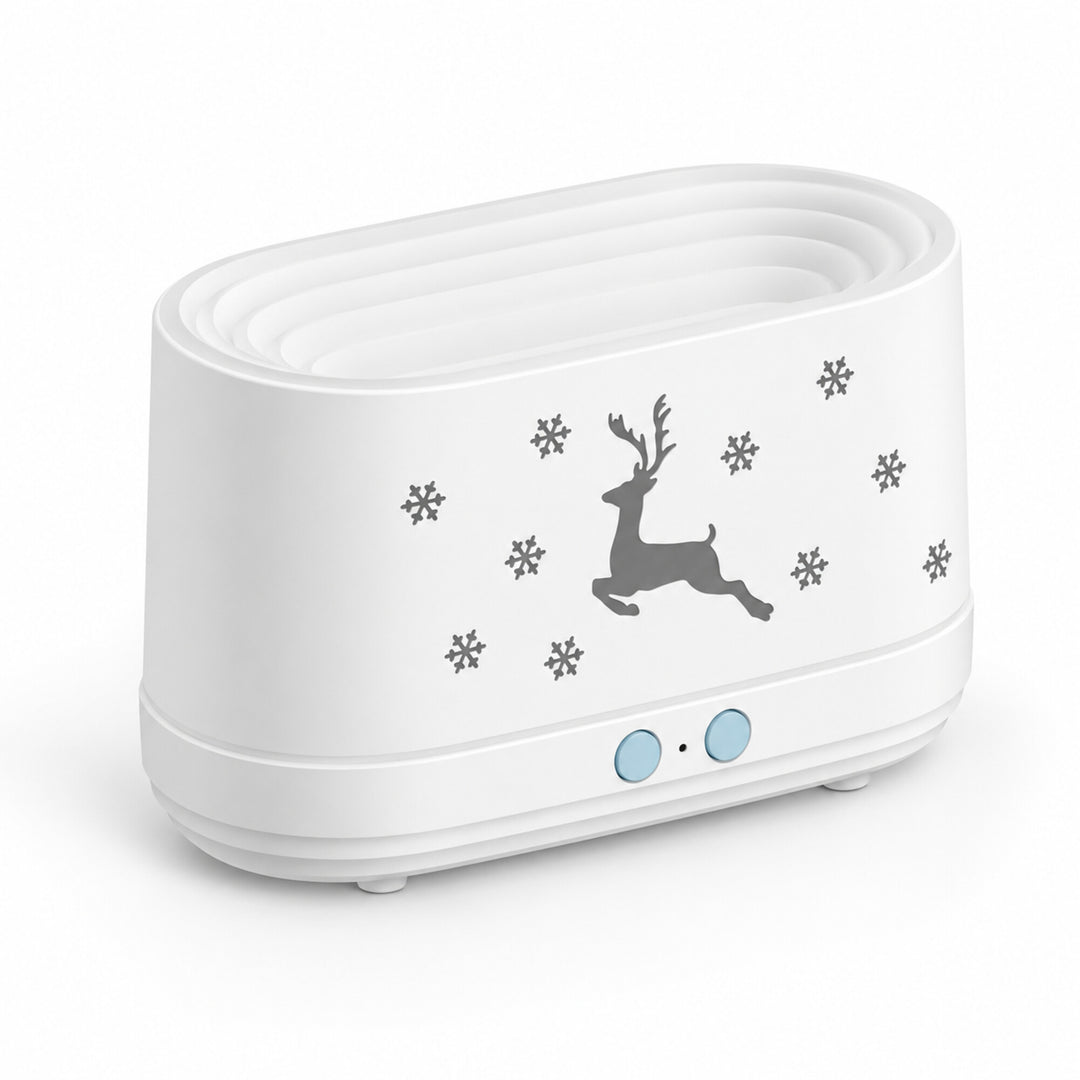Christmas Reindeer Flame-Effect Aroma Diffuser