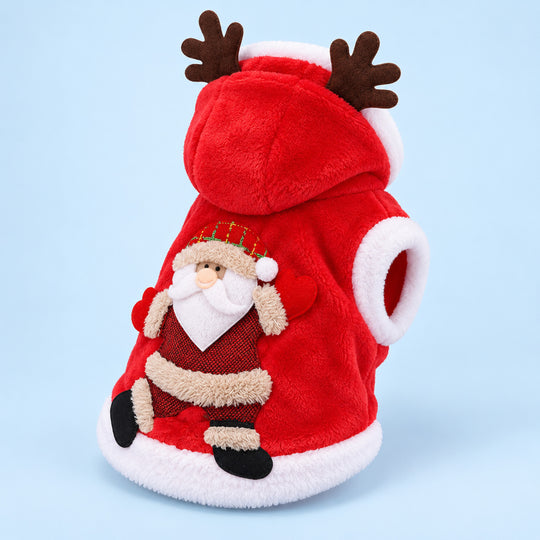 Santa Reindeer Christmas Pet Coat