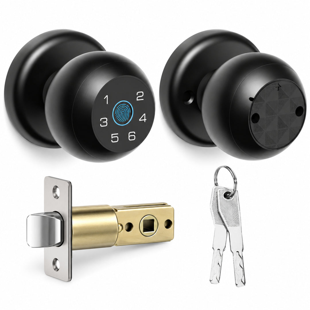 Smart Fingerprint Door Knob with App Control