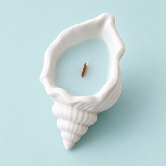 High Tide Soy Candle in Seashell Holder
