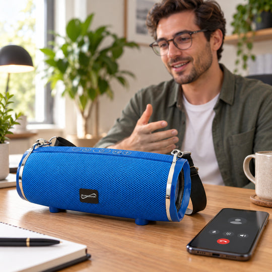 Supersonic Portable Bluetooth Speaker with Strap