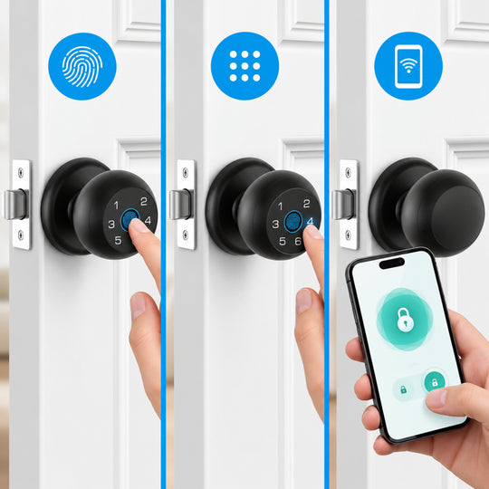 Smart Fingerprint Door Knob with App Control