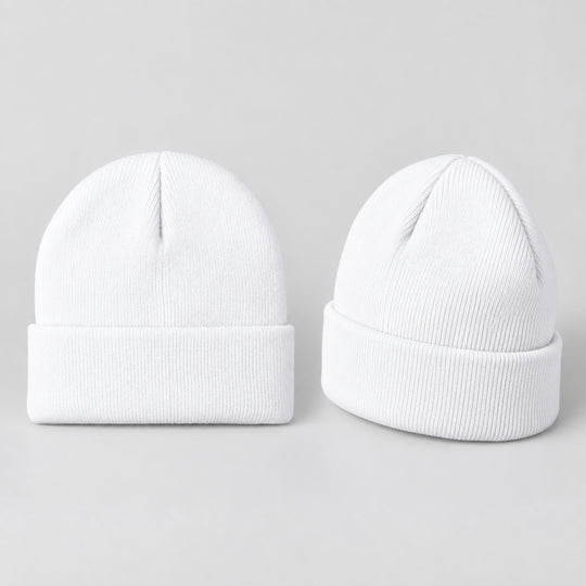 4-Piece Baby Knit Cuffed Beanie Set