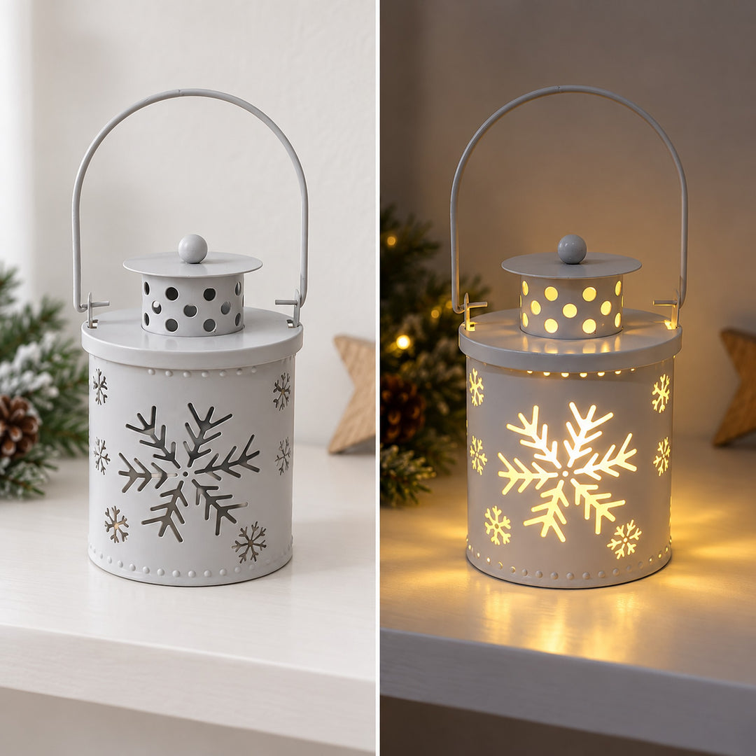 LED Christmas Cutout Lantern