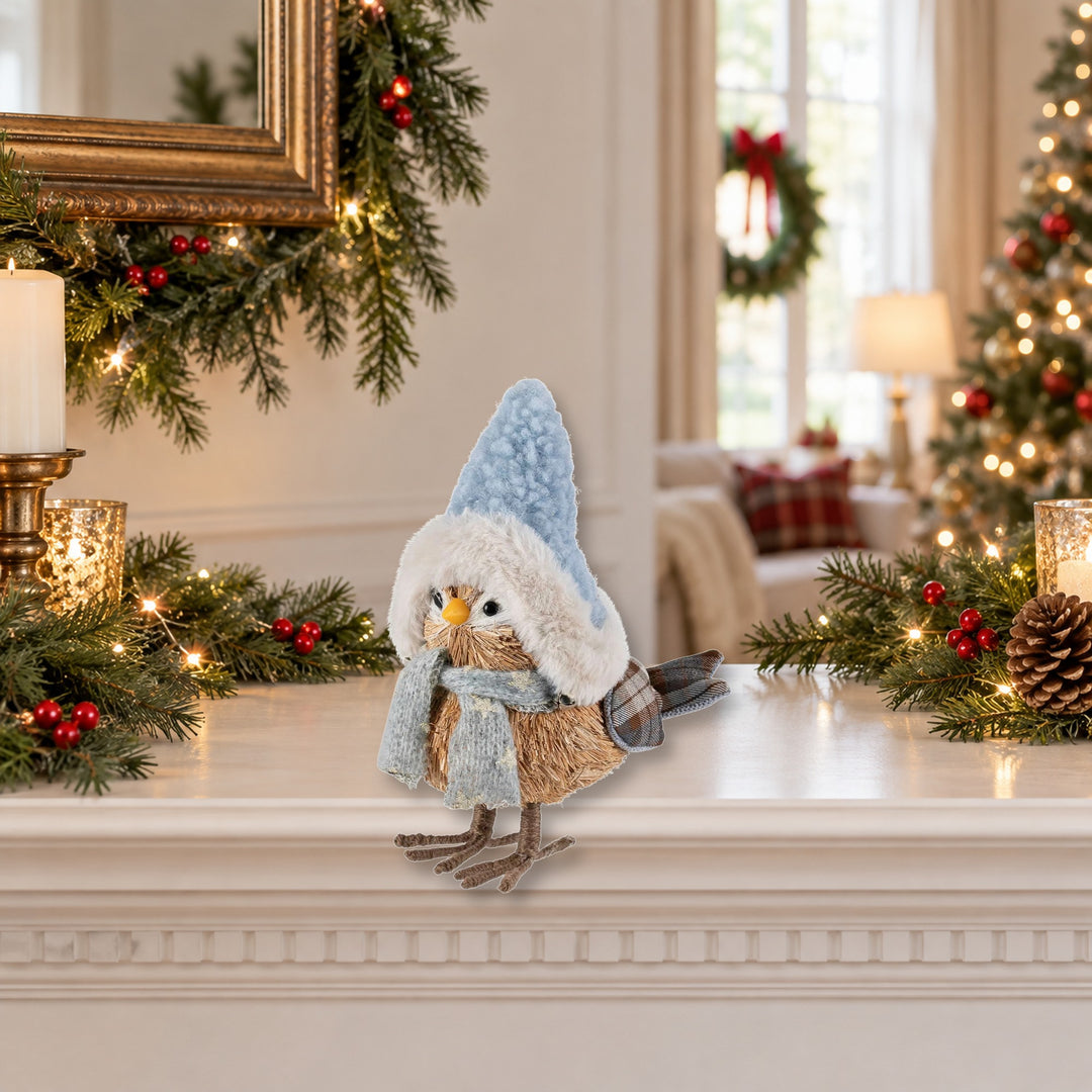 Woodland Bird Christmas Tabletop Figurine