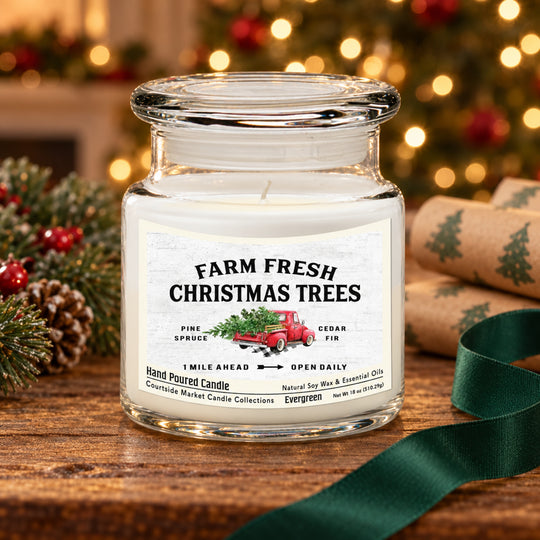 Farm Fresh Christmas Trees Soy Candle – 18 oz
