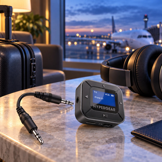 HyperGear IntelliCast Bluetooth Flight Audio Adapter