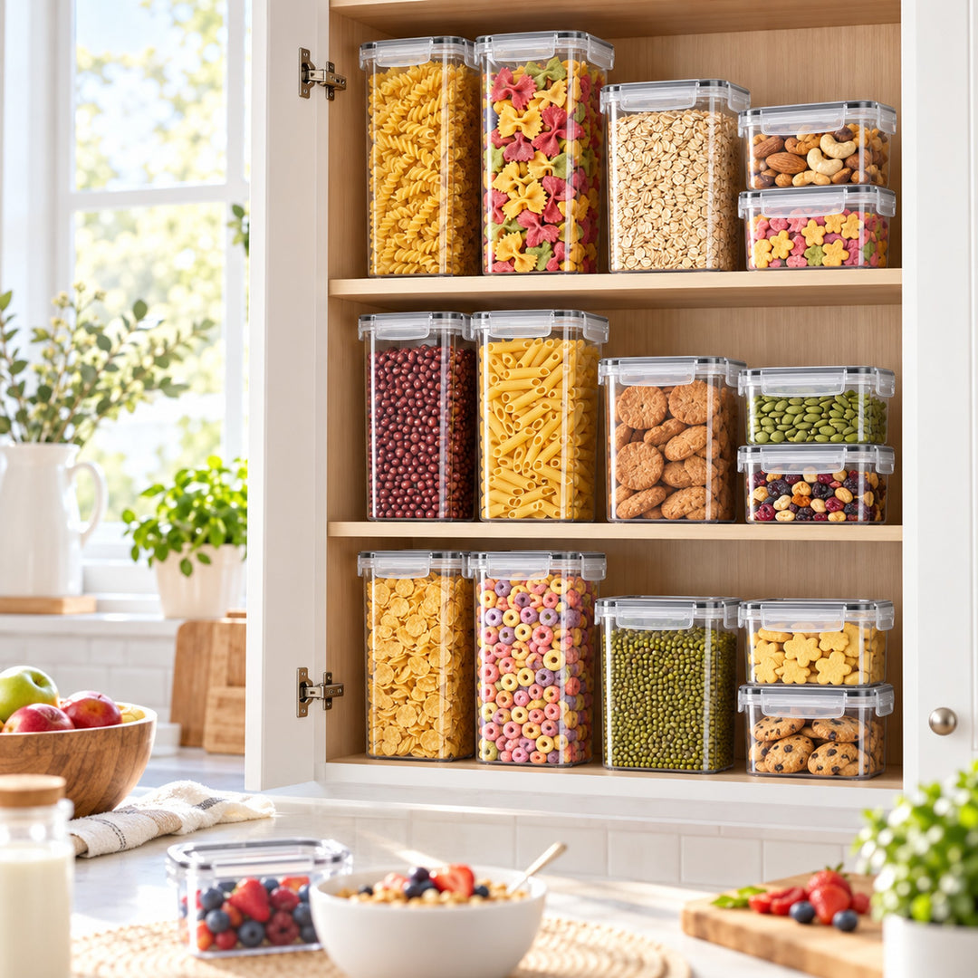 24-Piece Dry Food Storage Container Set