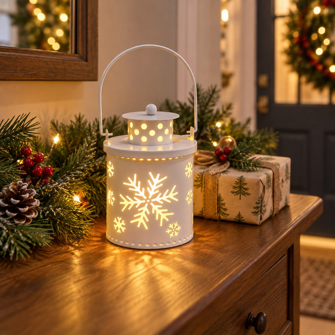 LED Christmas Cutout Lantern