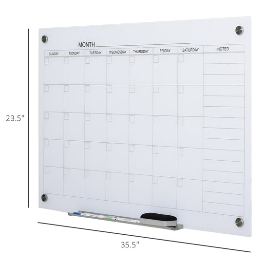 Monthly Dry-Erase Wall Calendar Set