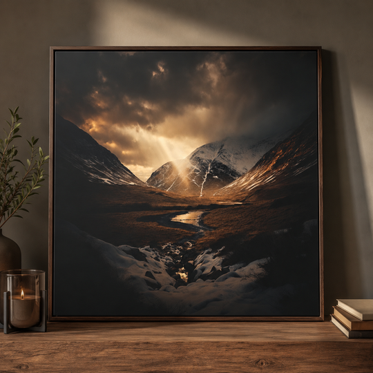 Mountain Landscape Canvas Art