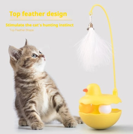 Washable Duck Wand Cat Toy