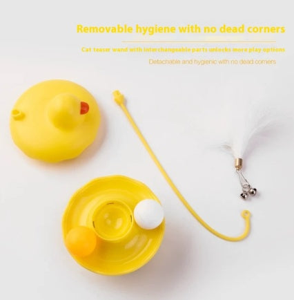 Washable Duck Wand Cat Toy