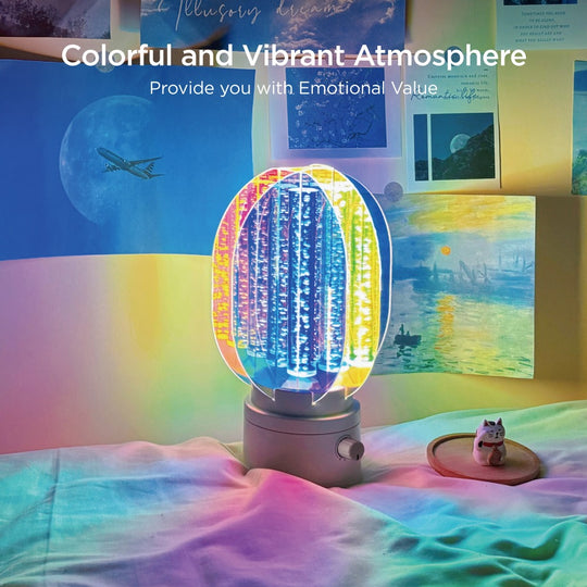 The Plastic Version Of The Aurora Lamp Is Lightweight And Easy To Carry