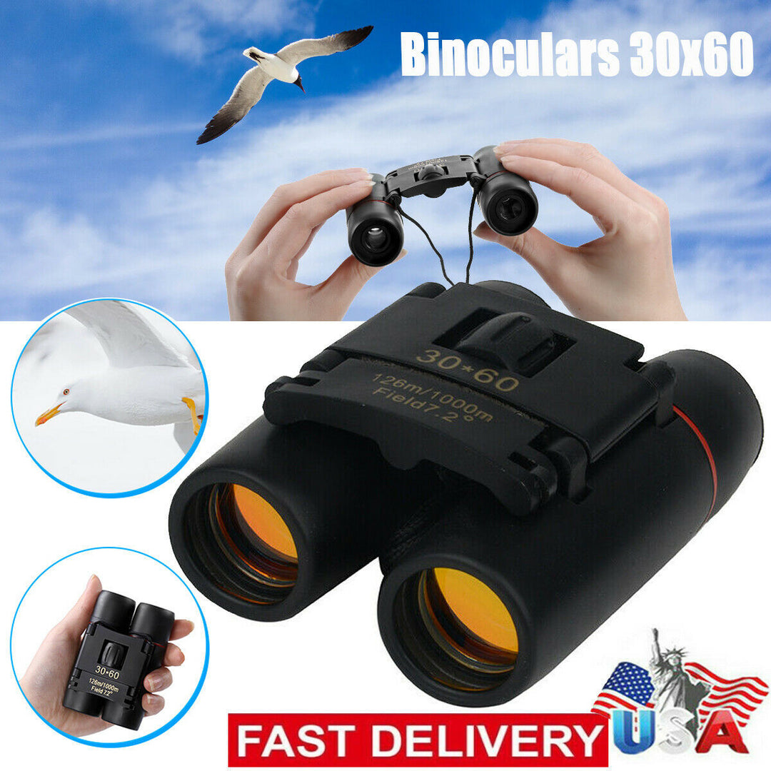 Compact 30x60 Travel Binoculars for Outdoors &amp; Events