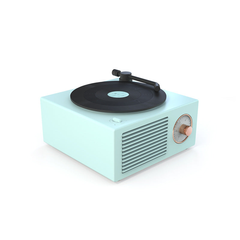 Retro Mini Bluetooth Record Player Speaker