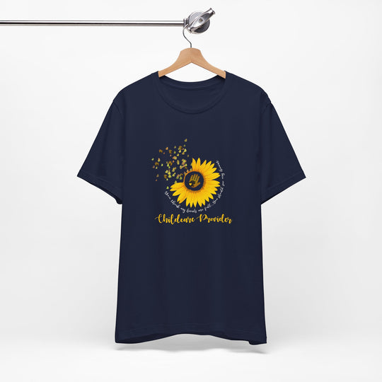 Sunflower Heart Full Childcare Provider T-Shirt
