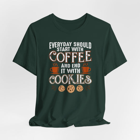 Coffee &amp; Cookies Tee – Cozy Gift for Coffee Lovers