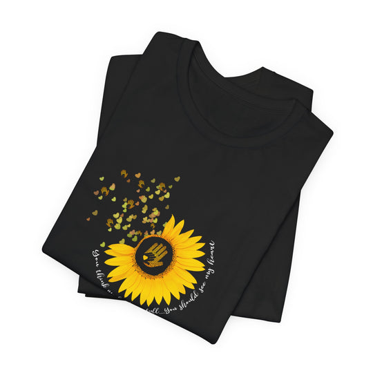Sunflower Heart Full Childcare Provider T-Shirt