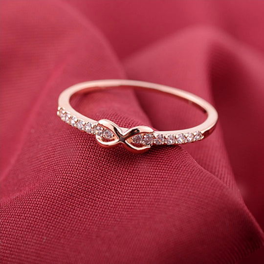 Infinite Love CZ Sterling Silver Ring