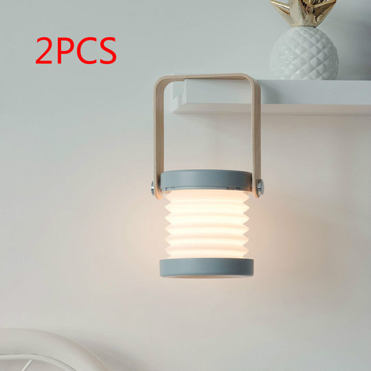 Foldable USB Rechargeable Touch LED Night Light Lantern