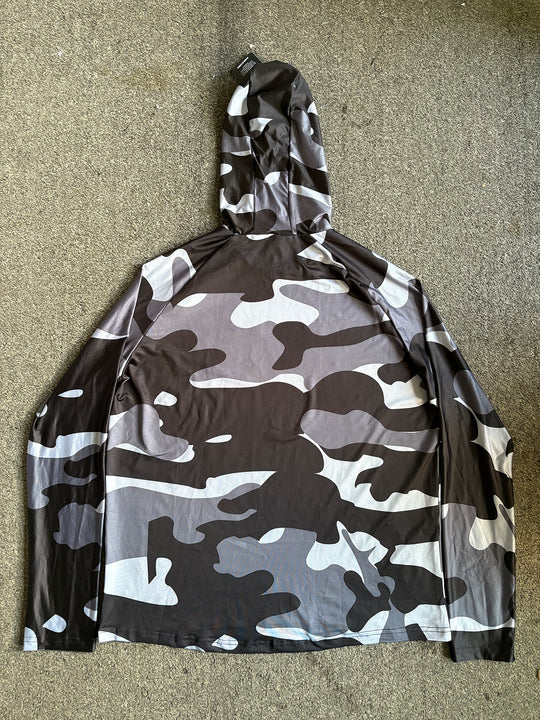 Sun Protection Fishing Hoodie with Face Cover