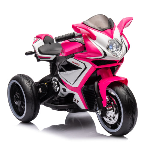 Kids Electric Ride-On Motorcycle with Lights &amp; Music