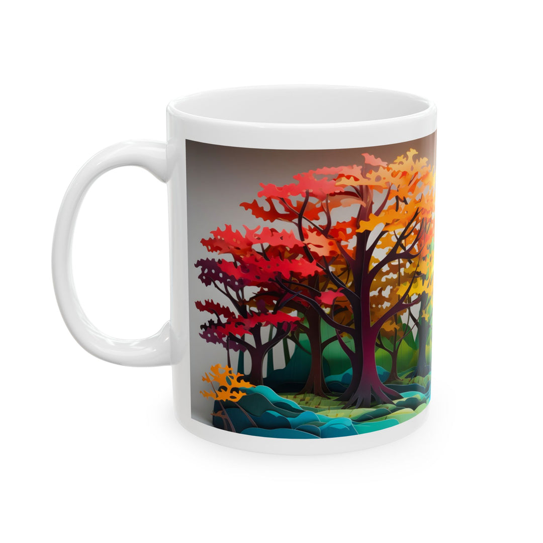 Cozy Autumn Forest Mug | Nature Lover’s Cup